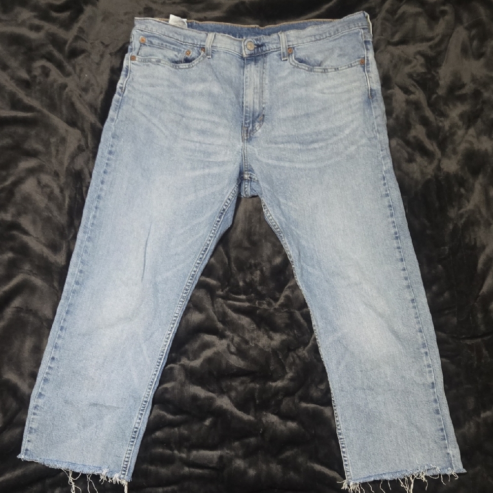 Levi's Men's Denim Straight Jeans - Light Blue